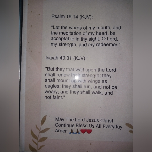 Bible Verses Picture Digital Art Print - Picture 4 of 4